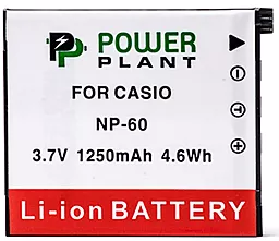 Аккумулятор для фотоаппарата Casio NP-60 (1250 mAh) DV00DV1227 PowerPlant - миниатюра 2