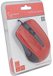 Комп'ютерна мишка Gembird MUS-101-R Red - мініатюра 3