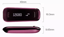 Смарт-годинник Fitbit One Wireless Activity + Sleep Tracker Burgundy (FB103BY) - мініатюра 4