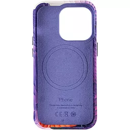 Кожаный чехол Colour Splash with MagSafe для Apple iPhone 13 Pro (6.1") Purple / Pink - миниатюра 2