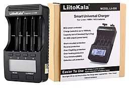 Зарядное устройство LiitoKala Lii-500 (4 канала) + автомобильное зарядное устройство - миниатюра 5