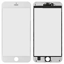 Корпусне скло дисплея Apple iPhone 6S Plus (з OCA плівкою) with frame (original) White