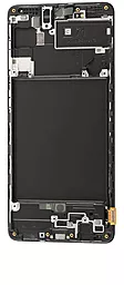 Рамка дисплея Samsung Galaxy A71 A715 Prism Crush Black - миниатюра 2
