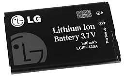 Аккумулятор LG KP100 / LGIP-430A (900 mAh) - миниатюра 2