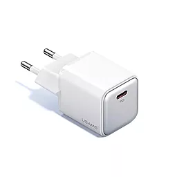 Сетевое зарядное устройство Usams US-CC186 30w PD USB-C home charger white (CC186TC02) - миниатюра 2