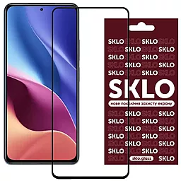 Защитное стекло SKLO 3D (full glue) для Xiaomi 11T, Xiaomi 11T Pro  Черный