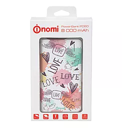 Повербанк Nomi P080 8000 mAh Love - мініатюра 5