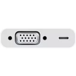 Відео кабель (адаптер) Apple Lightning to VGA Аdapter White (MD825ZM/A) - мініатюра 2