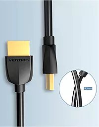 Видеокабель Vention HDMI v2.0 4k 60hz 3m black (AAIBI) - миниатюра 4