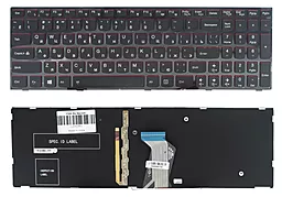 Клавиатура для ноутбука Lenovo IdeaPad Y500 Y500N Y500NT Y500S Y510 Y510p Y590 подсветка 25205419 черная