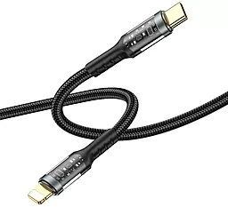 Кабель USB PD WIWU Wi-C016 30w 3a 1.2m USB Type-C - Lightning cable black - миниатюра 3