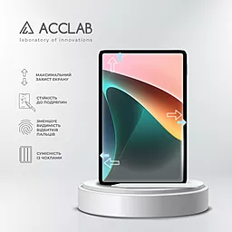 Защитное стекло ACCLAB Full Glue для Xiaomi Pad 5 11" Black - миниатюра 4