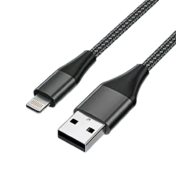 Кабель USB Powermax Basic Lightning Cable Black - миниатюра 3