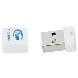 Флешка Team 16GB C12G White USB 2.0 (TC12G16GW01) - миниатюра 2