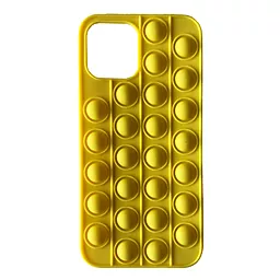 Чехол Epik 3D Silicone Pop it Blue Apple iPhone 11 Pro Max Yellow
