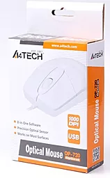 Компьютерная мышка A4Tech OP-720 USB White - миниатюра 3