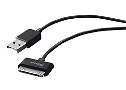 Кабель USB Trust 30-pin cable for Apple Black - миниатюра 2