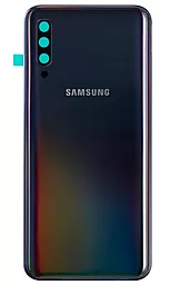 Задняя крышка корпуса Samsung Galaxy A50 2019 A505 со стеклом камеры Original Black