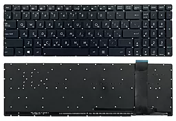 Клавиатура для ноутбука Asus N56 N56V N76 N76V N550 N750 Q550 R501 R750 без рамки подсветка WHITE