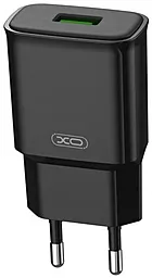 Сетевое зарядное устройство XO L92D 18W QC3.0 3A with + USB-C cable Black - миниатюра 2