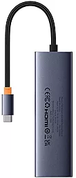 USB Type-C хаб Baseus 7-in-1 grey (B00052805813-00) - миниатюра 5
