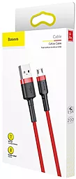 Кабель USB Baseus Cafule 2M micro USB Cable Red (CAMKLF-C09) - миниатюра 6