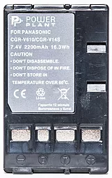 Аккумулятор для видеокамеры Panasonic V610, V14 (2200 mAh) DV00DV1095 PowerPlant - миниатюра 2