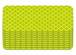 Cветоотражающая наклеечка Reflective Warning Strip Tape  Yellow - миниатюра 2