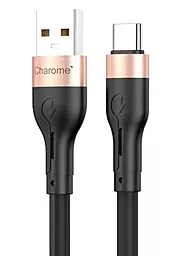 Кабель USB Charome C23-02 15w 3a USB Type-C charging cable black - миниатюра 2