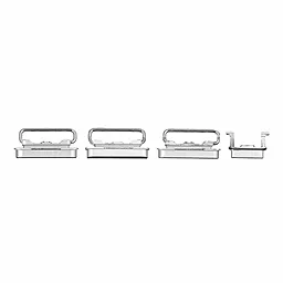 Набір зовнішніх кнопок Apple iPhone 6 комплект 4 шт Silver - мініатюра 5