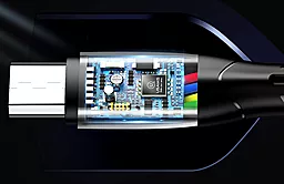 Кабель USB Usams U35 micro USB Cable Black - миниатюра 4