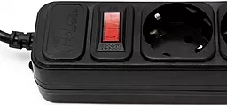 Сетевой фильтр (удлинитель) PrologiX 6 розеток 1.8м с выключателем чёрный (PRS-075P6-18B) - миниатюра 2