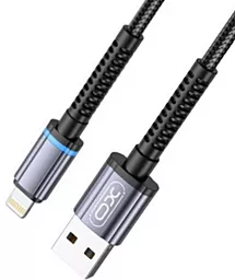 Кабель USB XO NB215 Intelligent Conversion 2.4A Lightning Cable Black - миниатюра 2