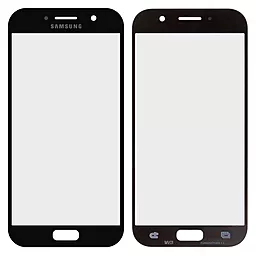 Корпусное стекло дисплея Samsung Galaxy A5 A520F 2017 (с OCA пленкой) Black