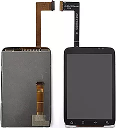 Дисплей HTC Wildfire S A510e G13 + Touchscreen Black - миниатюра 2