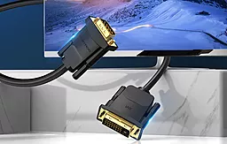 Видеокабель Vention DVI-D(24+1) - VGA 1080p 60hz 1m black (EABBF) - миниатюра 5
