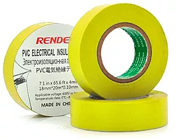 Ізострічка Render 0.1 мм х 18 мм x 20 м жовта