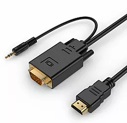 Відеокабель Cablexpert HDMI - VGA v1.4 1080p 60hz 1.8m (A-HDMI-VGA-03-6)