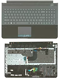 Клавіатура для ноутбуку Samsung RC510 з топ панеллю чорна