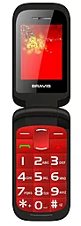 Мобільний телефон Bravis Clamp Red - мініатюра 2