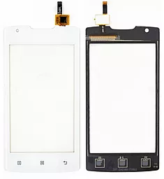 Сенсор (тачскрин) Lenovo IdeaPhone A1000m White