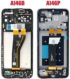 Дисплей Samsung Galaxy A14 5G A146B с тачскрином и рамкой, оригинал, Black - миниатюра 2
