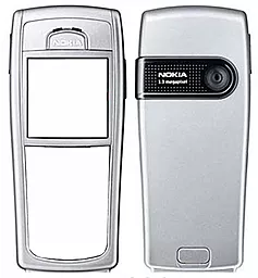 Корпус для Nokia 6230 з клавіатурою Silver