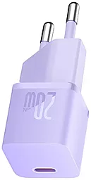 Сетевое зарядное устройство Baseus Fast Charger GaN5 20W USB-C Violet (CCGN050105) - миниатюра 3