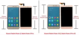 Дисплей Xiaomi Redmi Note 3 (147mm) з тачскріном, Black - мініатюра 2