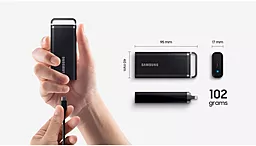 SSD Накопитель Samsung USB 3.2 8TB T5 Shield (MU-PH8T0S/EU) - миниатюра 14