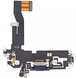 Нижний шлейф Apple iPhone 12 / iPhone 12 Pro с разъемом зарядки, с микрофоном Blue