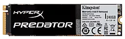 Накопичувач SSD HyperX Predator 240 GB M.2 2280 (SHPM2280P2H/240G) - мініатюра 3