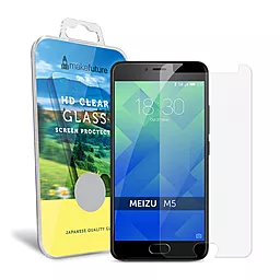 Защитное стекло MAKE Glass Meizu M5 Clear (MGMM5)