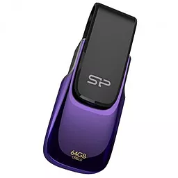 Флешка Silicon Power 64Gb Blaze B31 Purple USB 3.0 (SP064GBUF3B31V1U) - мініатюра 2